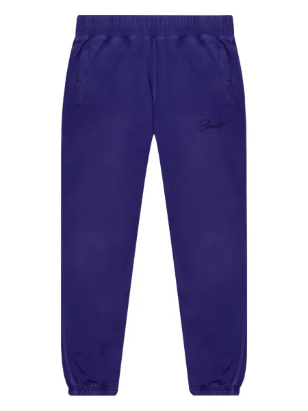 Pantaloni Awake Ny cu broderie violet