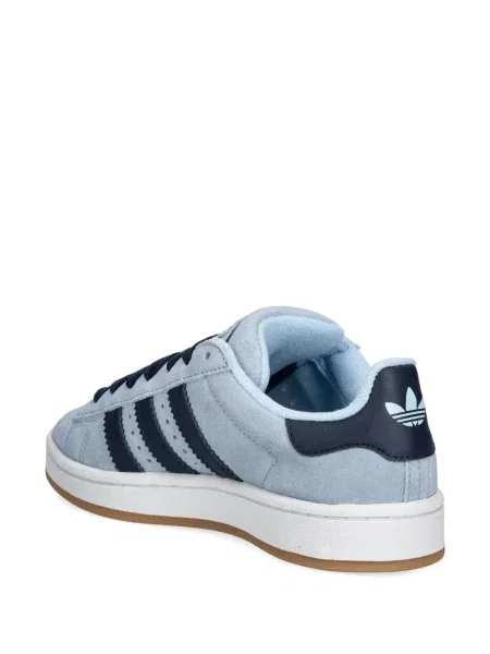 Sneakersy Adidas Gazelle w paski zamszowe z kapturem niebieskie