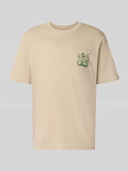 T-shirt o kroju regular fit z czystej bawełny model BREWY' Jack & Jones