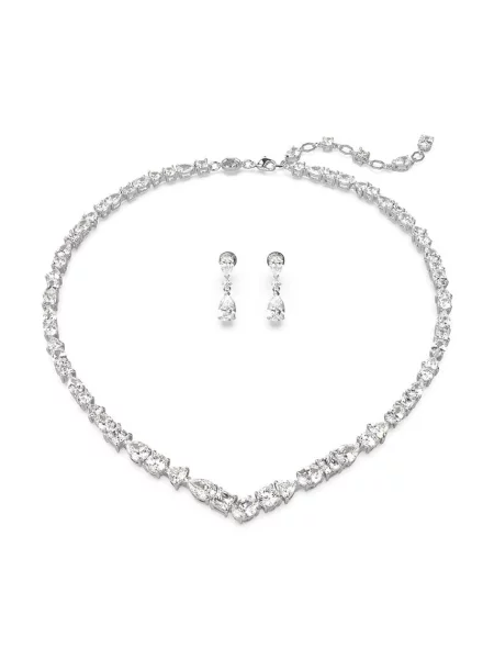 Swarovski colier MESMERA argintiu