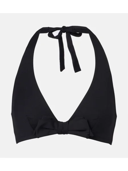 Bikini Eres cu gât halter negru