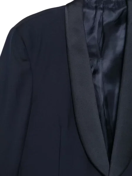 Costum Canali cu rever albastru