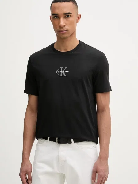 Calvin Klein Jeans tričko pánske čierna