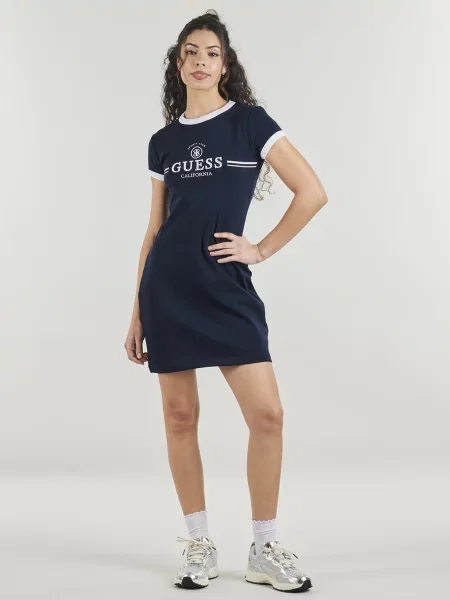 Kratak odgovarati mini haljina Guess plava