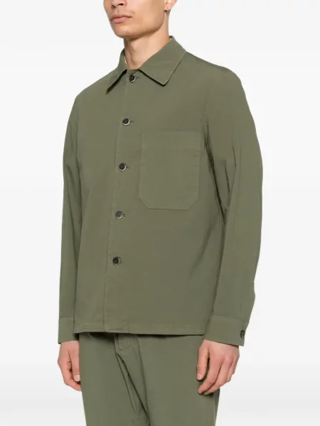 Риза Barena джобове с копчета зелено