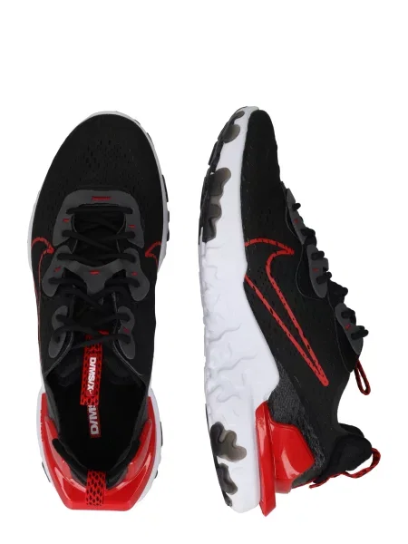 Nike Sportswear Nizke superge REACT VISION ognjeno rdeča / črna