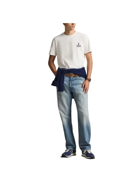 Polo Ralph Lauren t-shirt JERSEY-SSL-TSH biała