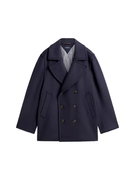 TOMMY HILFIGER Palton de primăvară-toamnă New York bleumarin