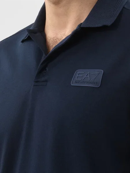 Поло Ea7 Emporio Armani синее