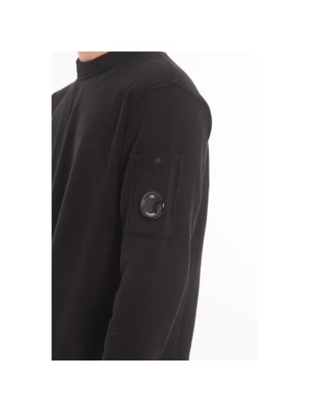 Sweter C.p. Company ze stretchu czarny