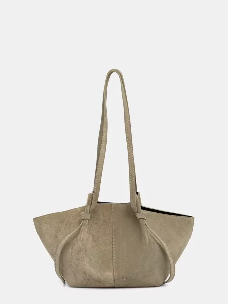 Yuzefi torebka zamszowa MOCHI zielona