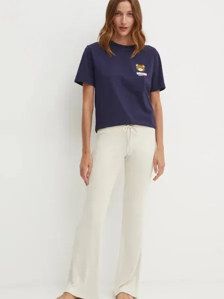 Hollister Co. spodnie piżamowe beżowy