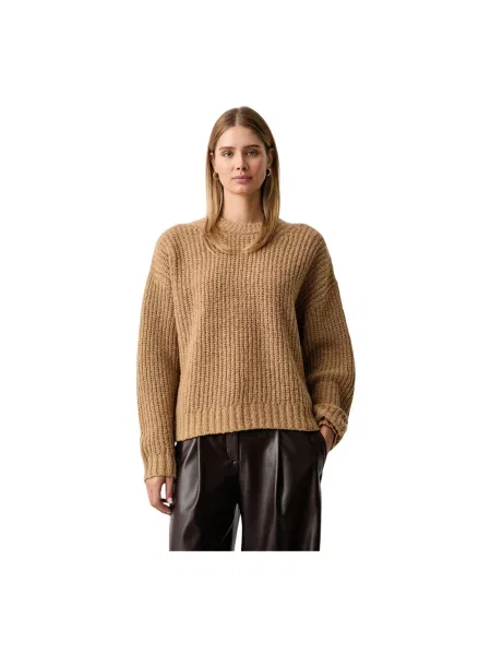 Sweter Michael Kors wełniany brązowy