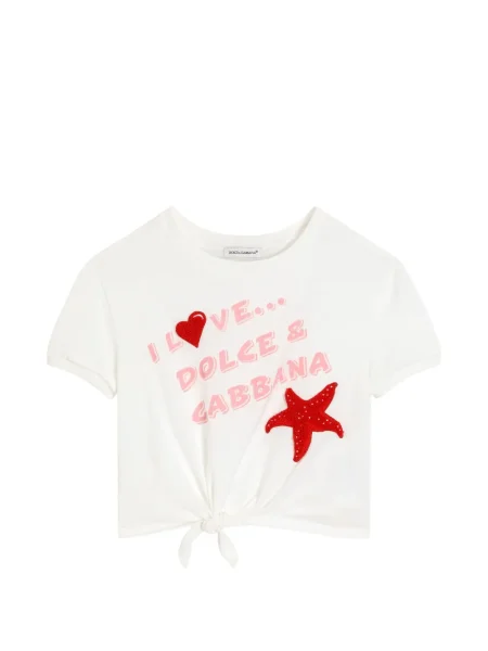 Koszulka dziecięca Dolce And Gabbana biała