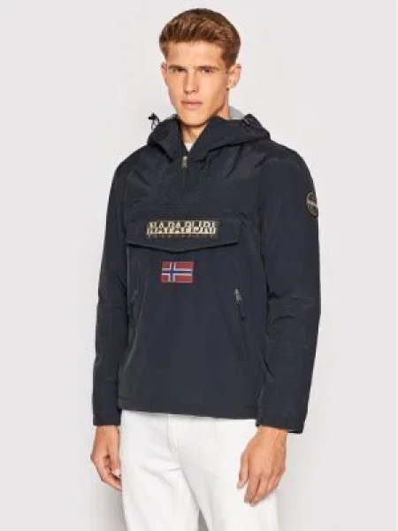 Napapijri Anorak stiliaus striukė Rainforest Pocket 2 juoda