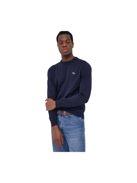 Sweter Lacoste niebieski