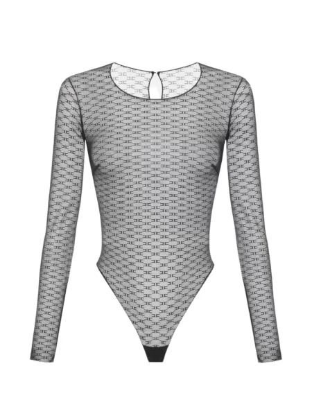 Body Elisabetta Franchi din tul negru