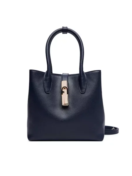 Furla Torebka Goccia S KH Granatowy niebieska