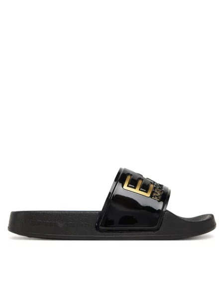 Klapki Emporio Armani czarne
