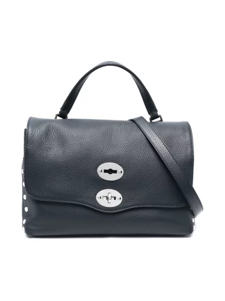 Torebka Zanellato koronkowa niebieska