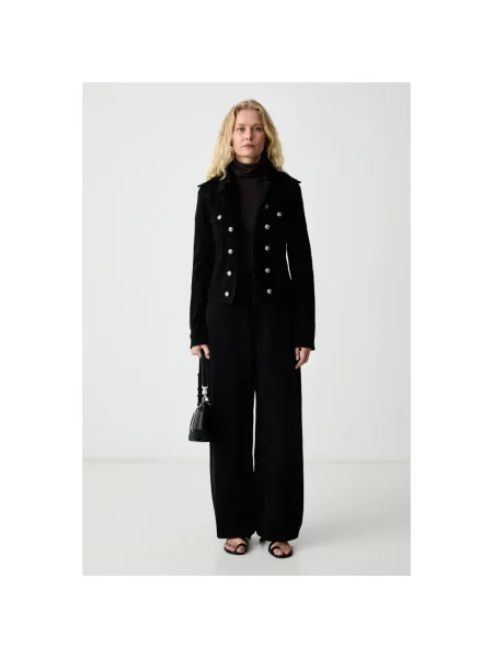 Kurtka jeansowa Miss Sixty czarna