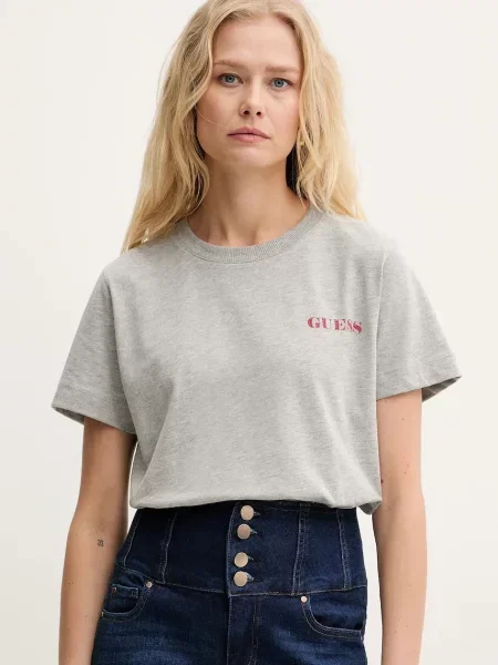 Тениска Guess сиво