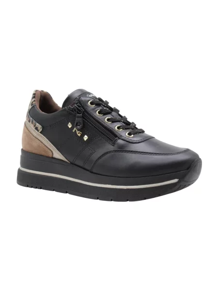 Sneakersy Nerogiardini zamszowe czarne