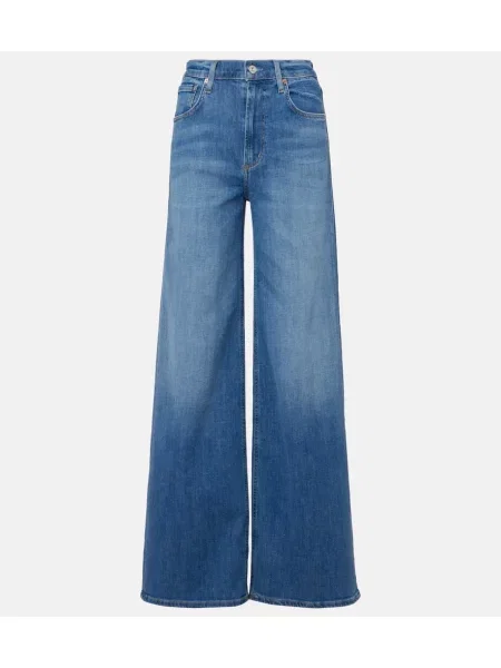 Dugo traperice Citizens Of Humanity visoki struk plava