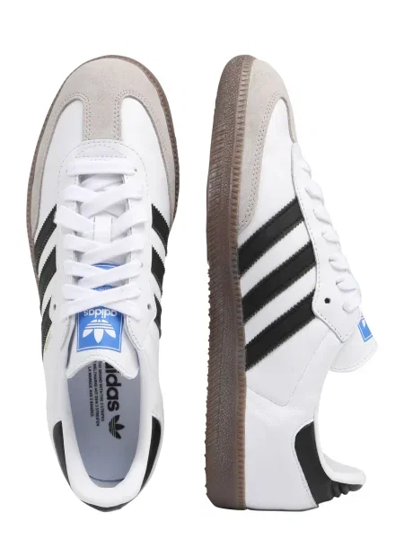 ADIDAS ORIGINALS Nízke tenisky Samba OG sivá / čierna biela