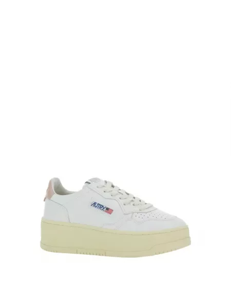 Sneakersy Autry na platformie białe