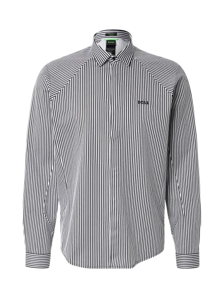 BOSS Košile Excurse marine modrá bílá