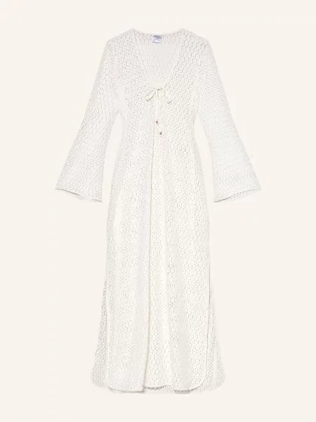 Jets Australia Sukienka Plażowa Jetset Z Koronki weiss biała