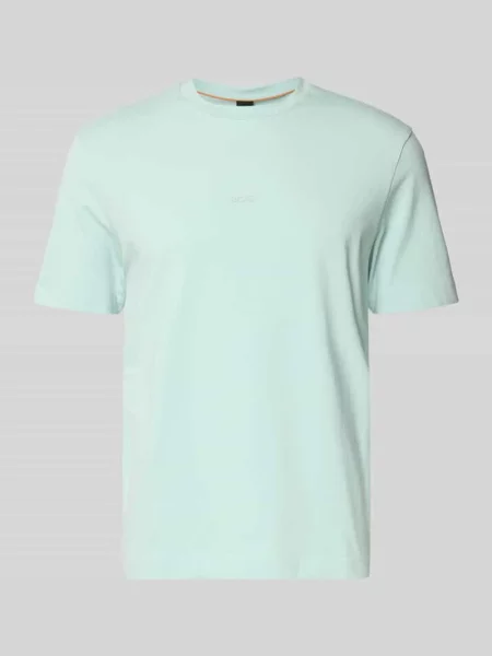 T-shirt o kroju relaxed fit z mieszanki bawełny model TCHUP' Boss Orange