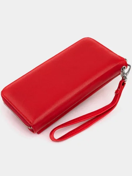 ST Leather Accessories Гаманець Шкіра червоний