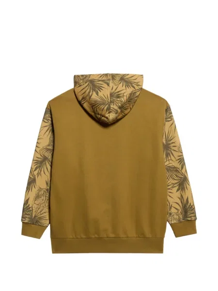 Bluza z kapturem dziecięca Roberto Cavalli zielona
