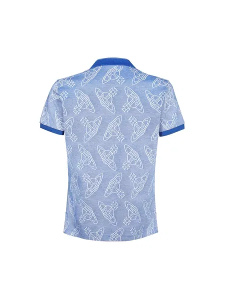 Koszulka polo Vivienne Westwood niebieska