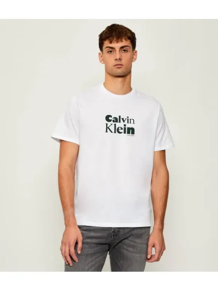 Calvin Klein Tricou | regular fit alb
