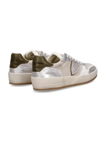 Buty do tenisa Philippe Model skórzane do tenisa beżowe