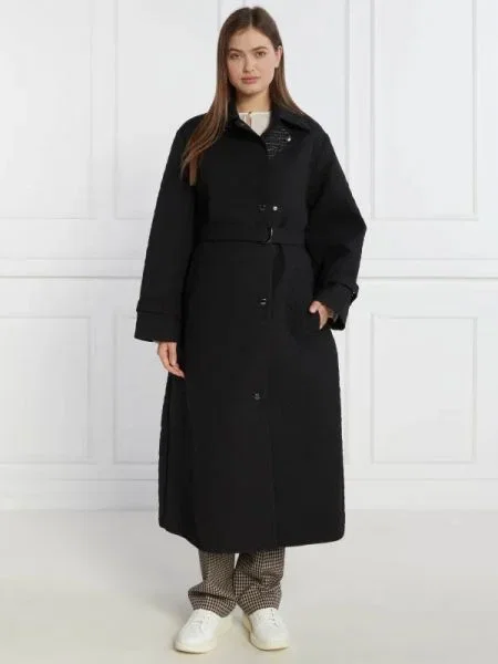 BOSS BLACK Palton Pelkate negru