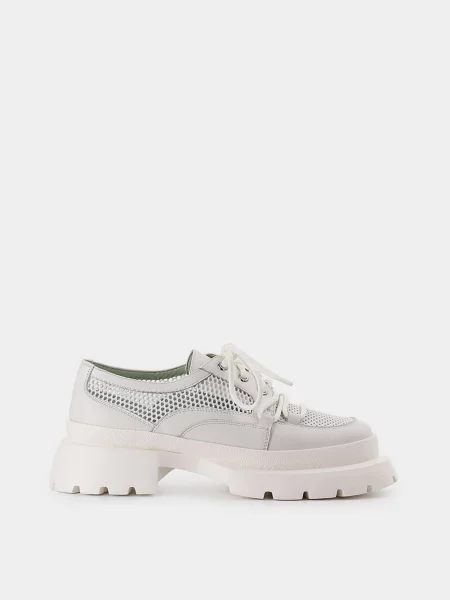 LeBERDES Броги Шкіра білий