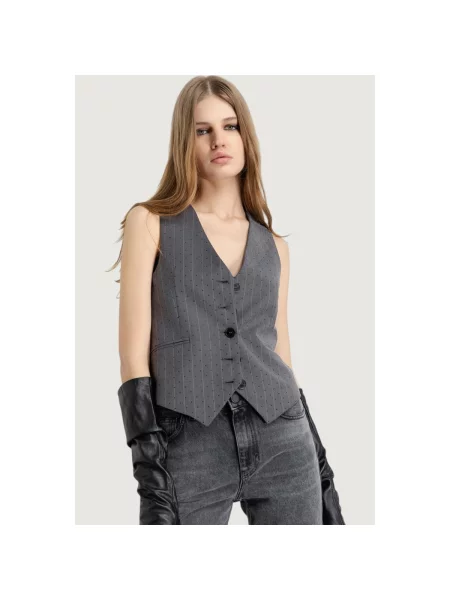 Vestă Gaëlle Paris gri