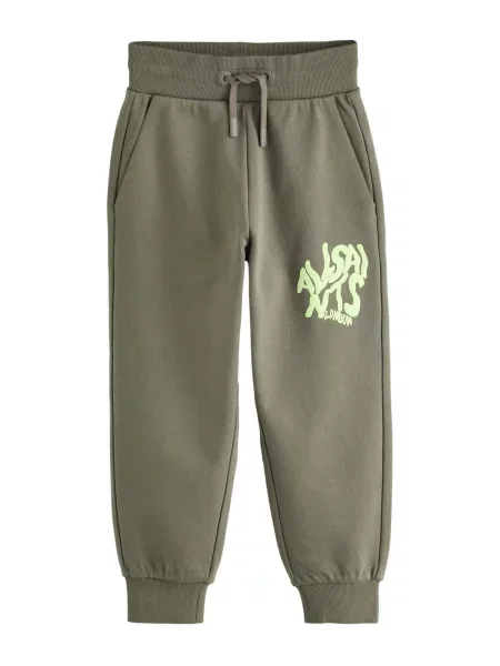 SmALLSAINTS Pantaloni Orlando oliv / neon verde