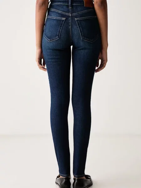 Calvin Klein Jeans jeansy skinny granatowe