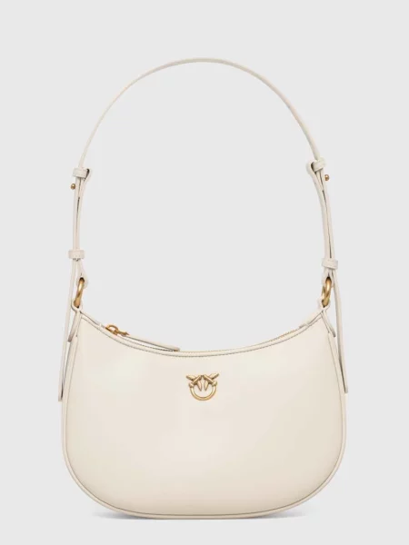 Rucsac Pinko din piele alb