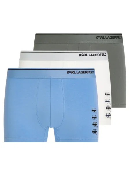 Karl Lagerfeld Boksarice Ikon nebeško modra / črna bela