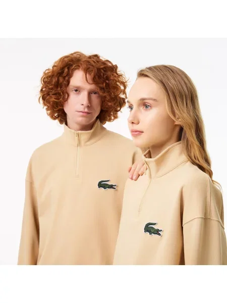 Lacoste Unisex Bluza Z Bawełny Organicznej Ze Stójką I Zamkiem Błyskawicznym