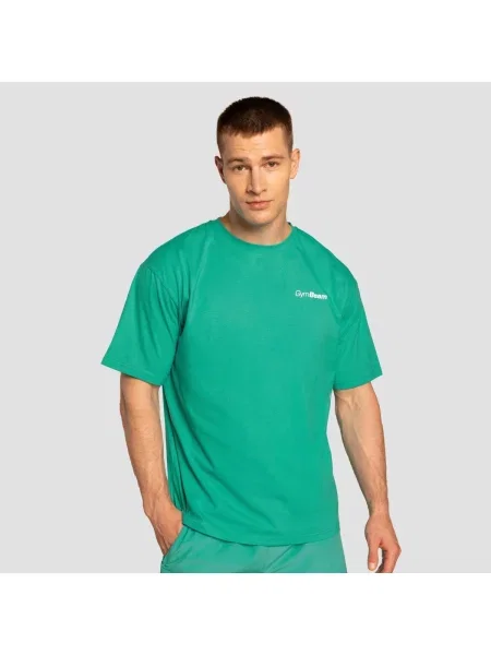 Koszulka fitness oversize Limitless niebieska