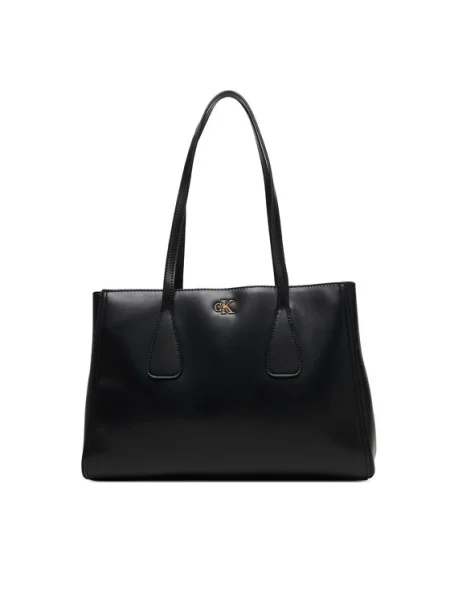 Calvin Klein Дамска чанта Ck Medium Work Tote черен