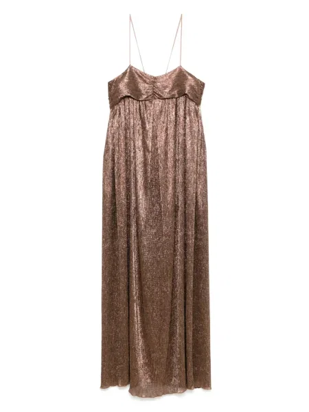 Rochie Forte_forte de costum maro
