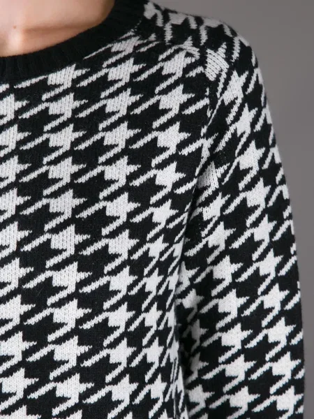 Pulover Golden Goose cu imagine negru